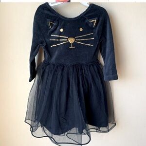 Mini Boden Velvet and Tulle Cat Dress